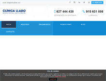 Tablet Screenshot of clinicallado.com